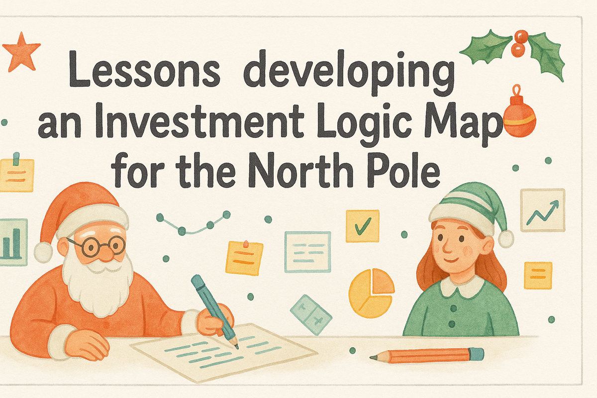 Lessons in developing an Investement Logic Map from the North Pole