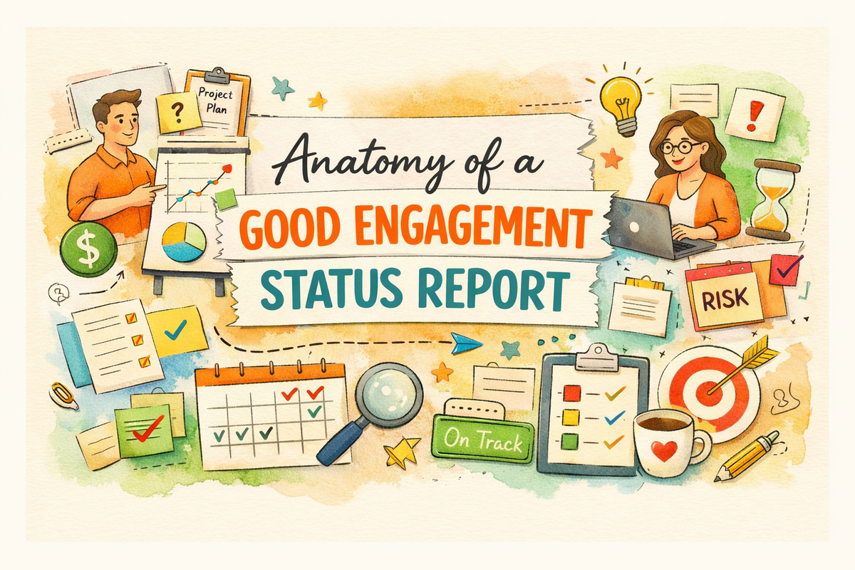The Anatomy of an engagement Status Report That Builds Executive Trust