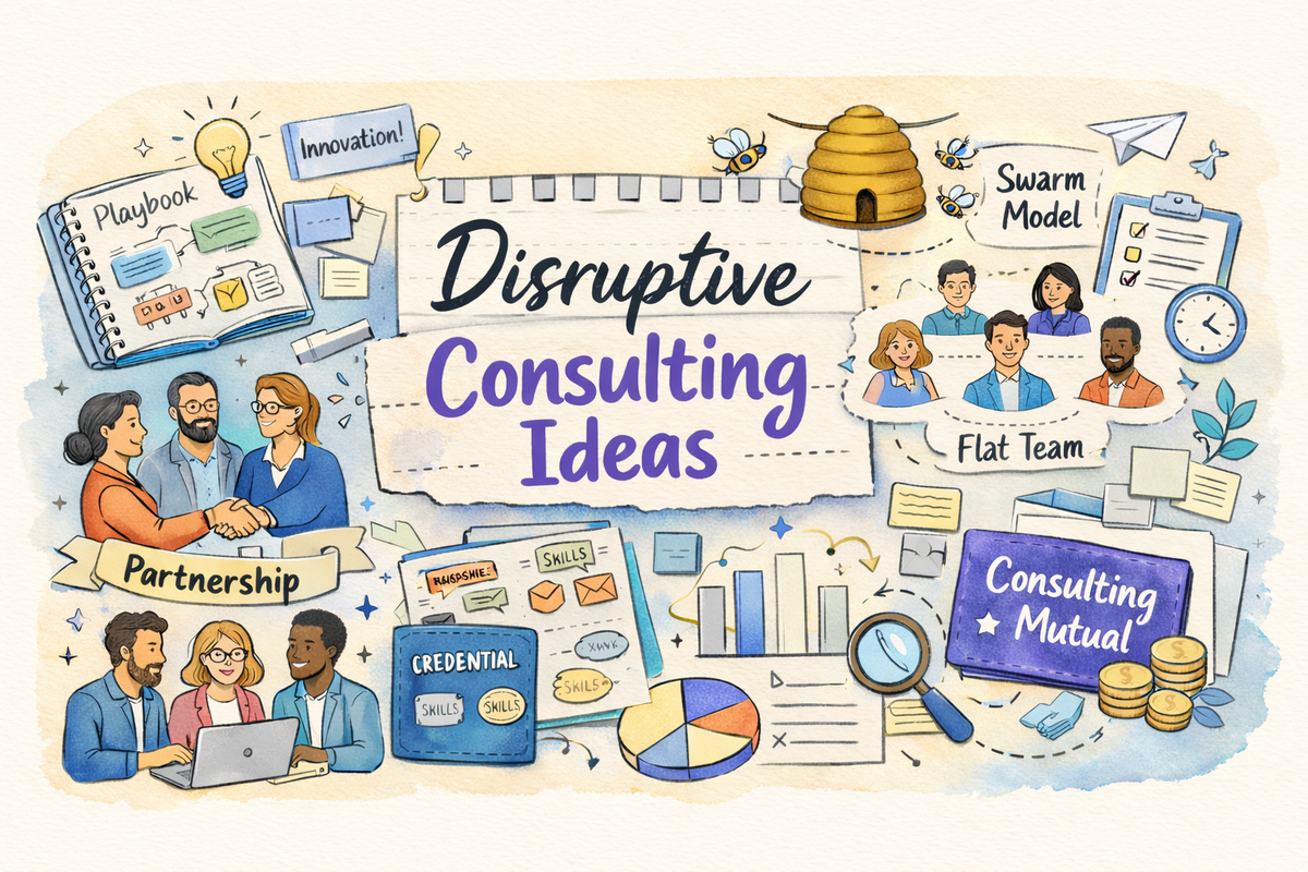 Some Of My Personal Ideas To Disrupt and Reinvent Consulting