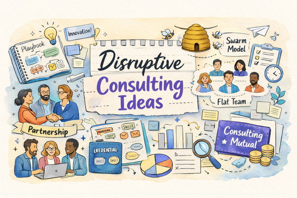 Some Of My Personal Ideas To Disrupt and Reinvent Consulting